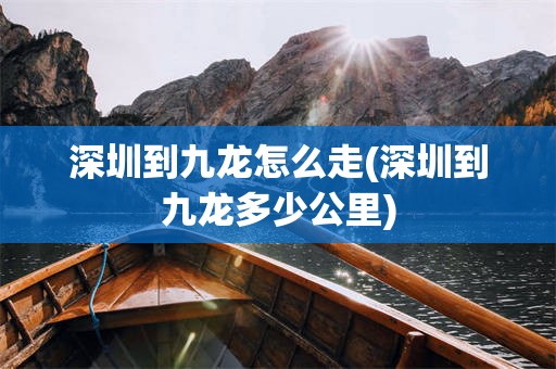 深圳到九龙怎么走(深圳到九龙多少公里)