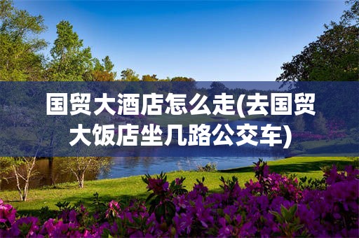 国贸大酒店怎么走(去国贸大饭店坐几路公交车)