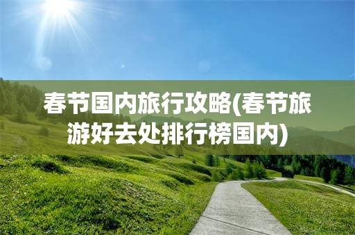 春节国内旅行攻略(春节旅游好去处排行榜国内)