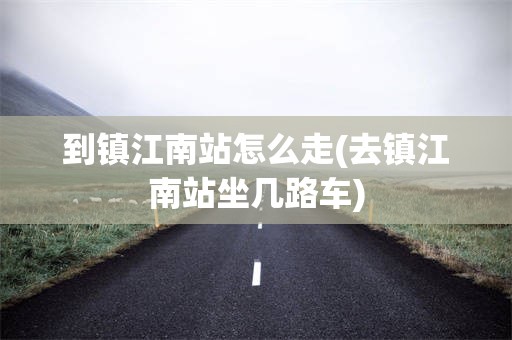 到镇江南站怎么走(去镇江南站坐几路车)