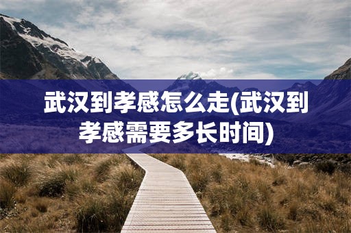 武汉到孝感怎么走(武汉到孝感需要多长时间)