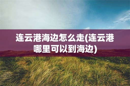 连云港海边怎么走(连云港哪里可以到海边)