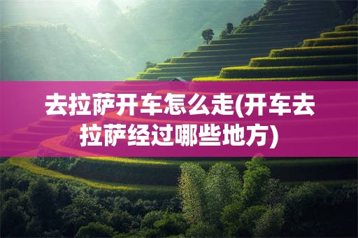去拉萨开车怎么走(开车去拉萨经过哪些地方)