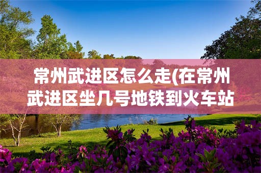常州武进区怎么走(在常州武进区坐几号地铁到火车站)