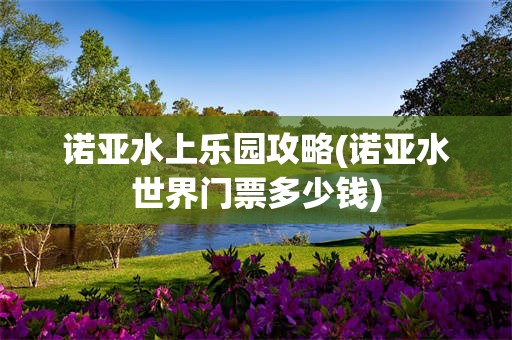 诺亚水上乐园攻略(诺亚水世界门票多少钱)