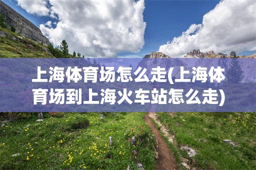 上海体育场怎么走(上海体育场到上海火车站怎么走)