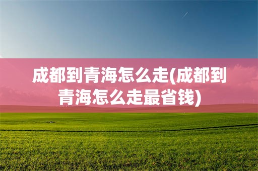 成都到青海怎么走(成都到青海怎么走最省钱)