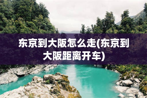 东京到大阪怎么走(东京到大阪距离开车)