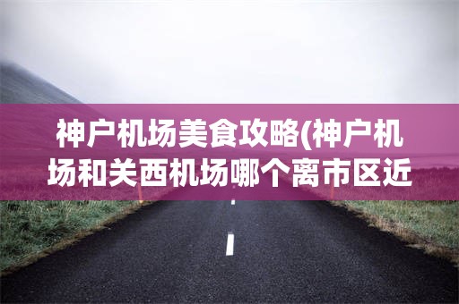 神户机场美食攻略(神户机场和关西机场哪个离市区近)