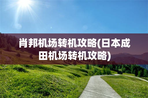 肖邦机场转机攻略(日本成田机场转机攻略)