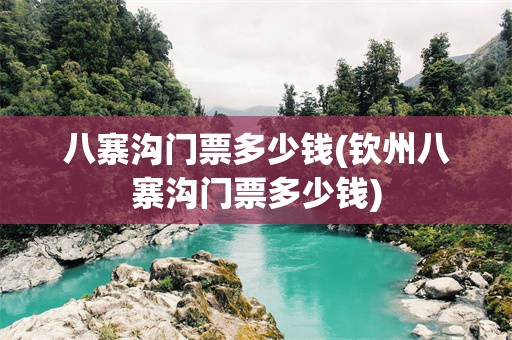 八寨沟门票多少钱(钦州八寨沟门票多少钱)