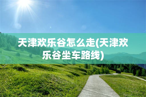 天津欢乐谷怎么走(天津欢乐谷坐车路线)