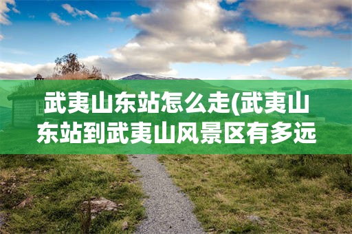 武夷山东站怎么走(武夷山东站到武夷山风景区有多远)
