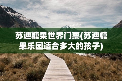 苏迪糖果世界门票(苏迪糖果乐园适合多大的孩子)