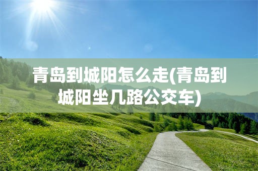 青岛到城阳怎么走(青岛到城阳坐几路公交车)