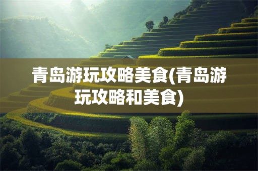 青岛游玩攻略美食(青岛游玩攻略和美食)