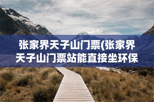 张家界天子山门票(张家界天子山门票站能直接坐环保车上山顶吗)