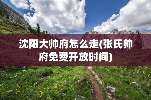 沈阳大帅府怎么走(张氏帅府免费开放时间)