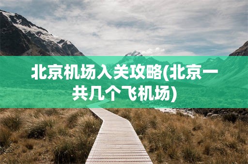 北京机场入关攻略(北京一共几个飞机场)