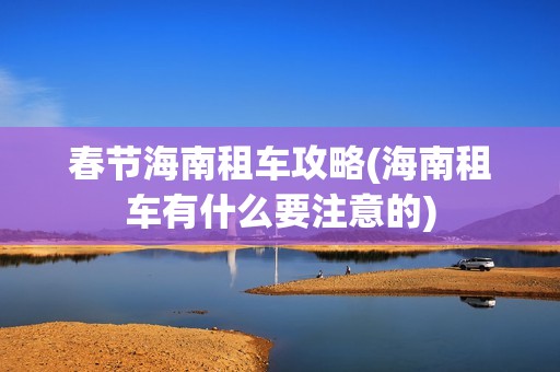 春节海南租车攻略(海南租车有什么要注意的)