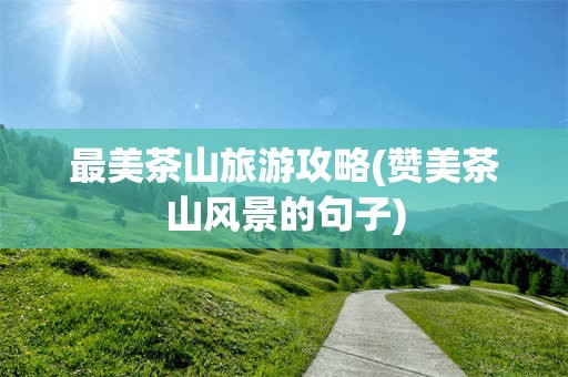 最美茶山旅游攻略(赞美茶山风景的句子)