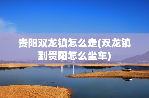 贵阳双龙镇怎么走(双龙镇到贵阳怎么坐车)