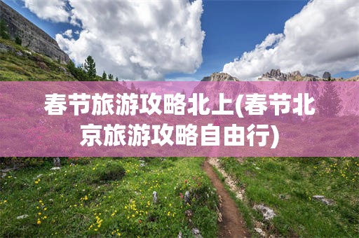 春节旅游攻略北上(春节北京旅游攻略自由行)