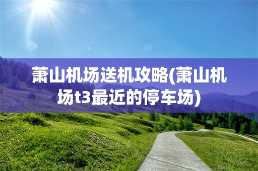 萧山机场送机攻略(萧山机场t3最近的停车场)
