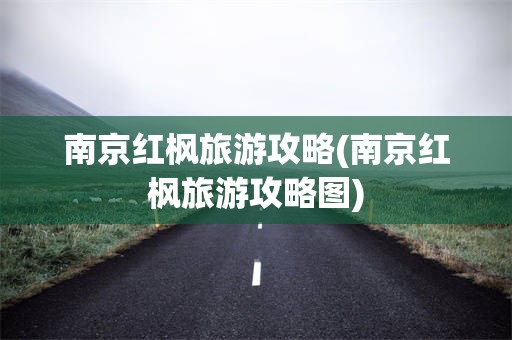 南京红枫旅游攻略(南京红枫旅游攻略图)