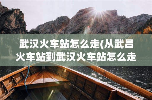 武汉火车站怎么走(从武昌火车站到武汉火车站怎么走)