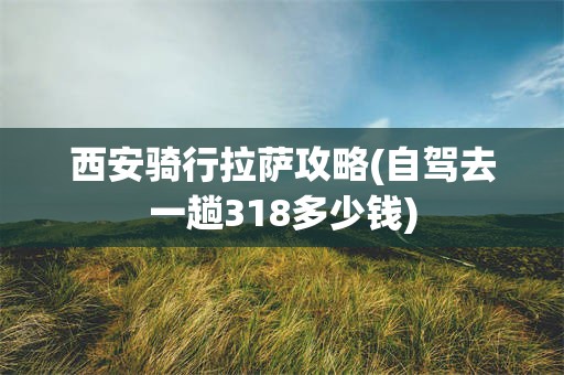 西安骑行拉萨攻略(自驾去一趟318多少钱)