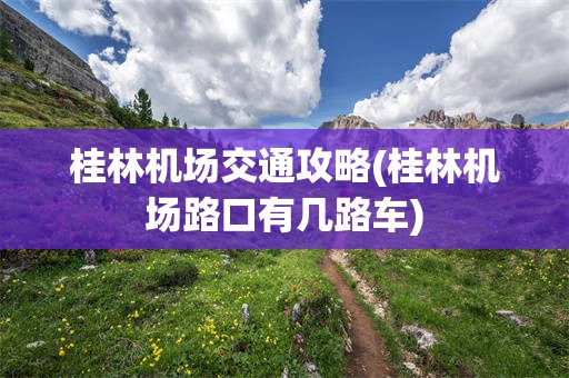桂林机场交通攻略(桂林机场路口有几路车)