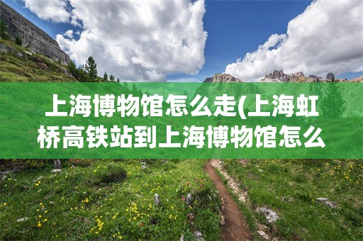 上海博物馆怎么走(上海虹桥高铁站到上海博物馆怎么走)