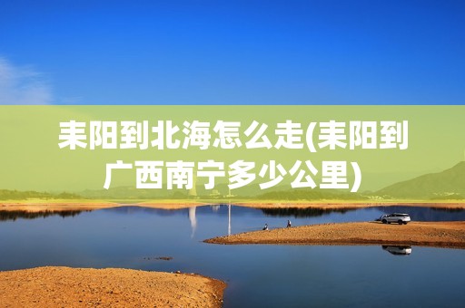耒阳到北海怎么走(耒阳到广西南宁多少公里)