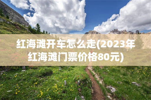 红海滩开车怎么走(2023年红海滩门票价格80元)