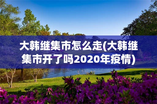 大韩继集市怎么走(大韩继集市开了吗2020年疫情)