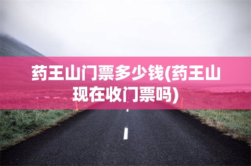 药王山门票多少钱(药王山现在收门票吗)