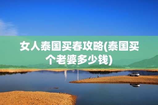 女人泰国买春攻略(泰国买个老婆多少钱)