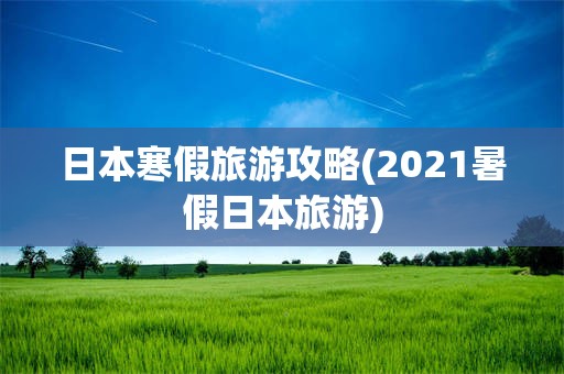 日本寒假旅游攻略(2021暑假日本旅游)
