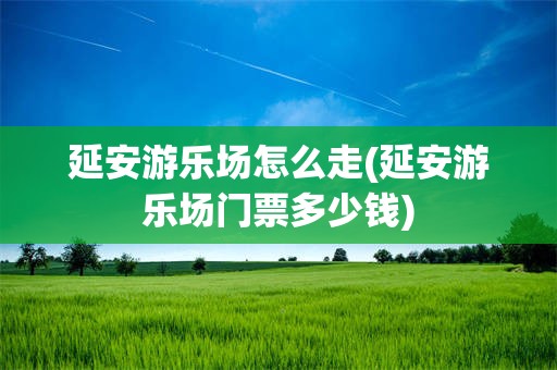延安游乐场怎么走(延安游乐场门票多少钱)