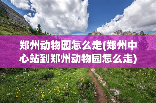 郑州动物园怎么走(郑州中心站到郑州动物园怎么走)