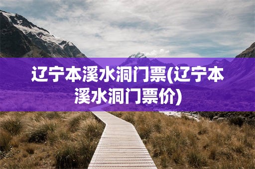 辽宁本溪水洞门票(辽宁本溪水洞门票价)