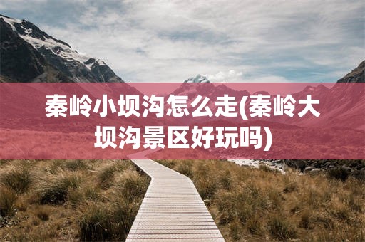 秦岭小坝沟怎么走(秦岭大坝沟景区好玩吗)