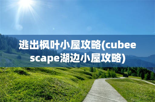 逃出枫叶小屋攻略(cubeescape湖边小屋攻略)