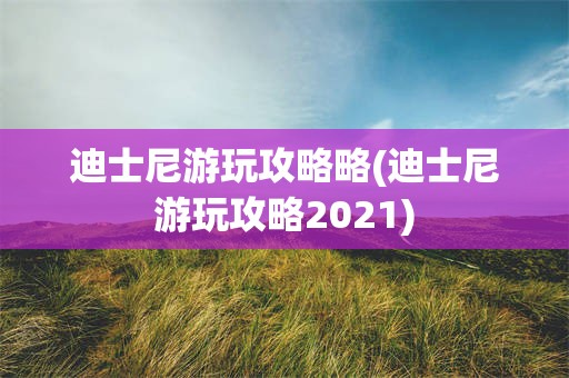 迪士尼游玩攻略略(迪士尼游玩攻略2021)