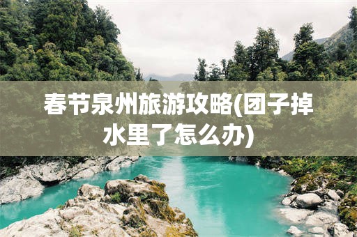 春节泉州旅游攻略(团子掉水里了怎么办)