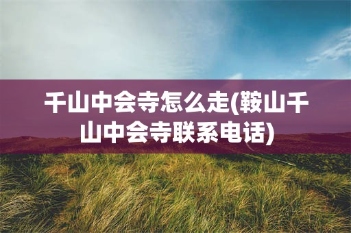 千山中会寺怎么走(鞍山千山中会寺联系电话)