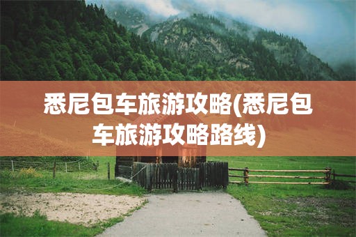悉尼包车旅游攻略(悉尼包车旅游攻略路线)