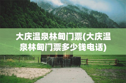 大庆温泉林甸门票(大庆温泉林甸门票多少钱电话)