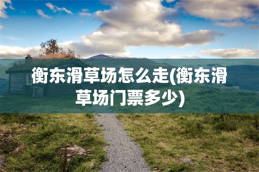 衡东滑草场怎么走(衡东滑草场门票多少)